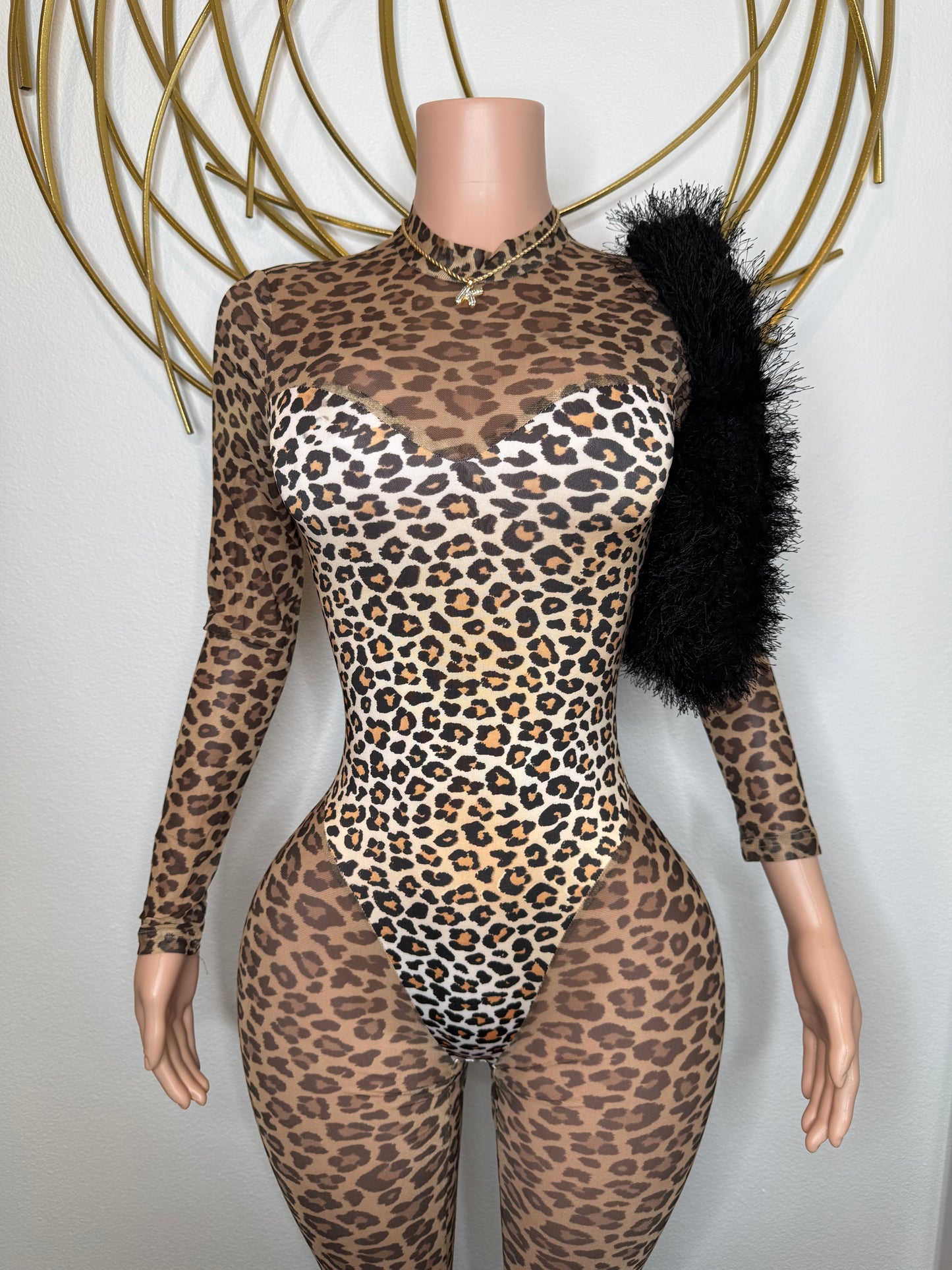 LEOPARD JUMPSUIT